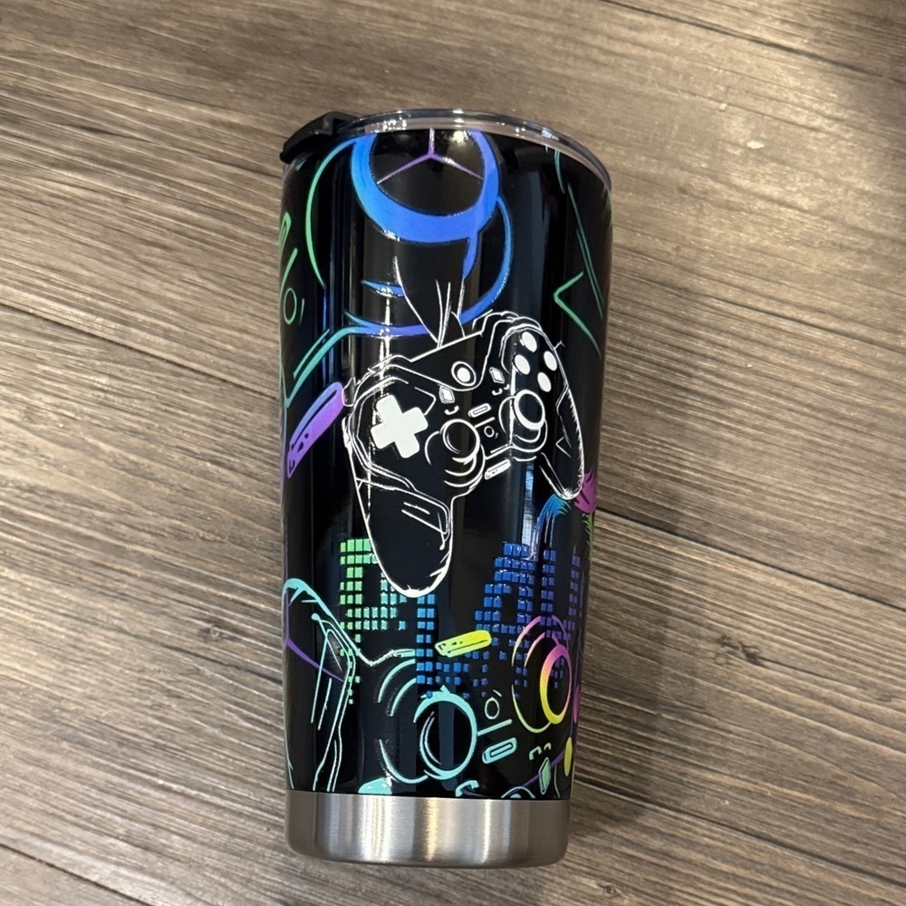 🆕 Insulated Neon Gaming Travel Tumbler. New in Box!!💥 - Picture 2 of 4